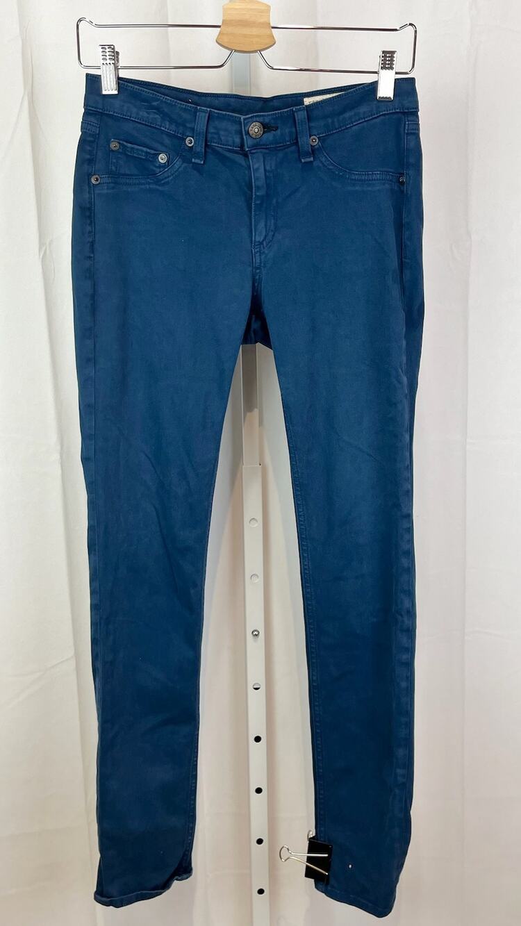 Rag & Bone  Size 27 The Legging Skinny Jeans Jeggings Zip Fly Stretch Blue